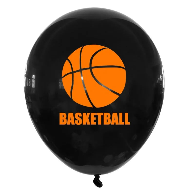 10Psc/Set 12Inch Basketball Theme Latex Balloons  Shopella black basketball 12INCH 
