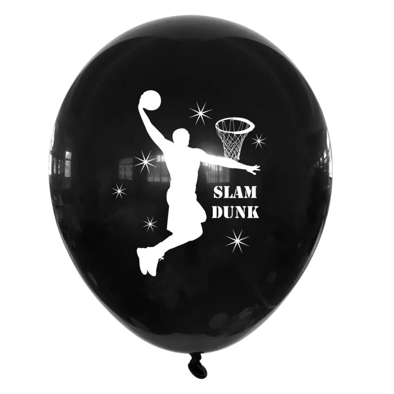 10Psc/Set 12Inch Basketball Theme Latex Balloons  Shopella black shoot 12INCH 