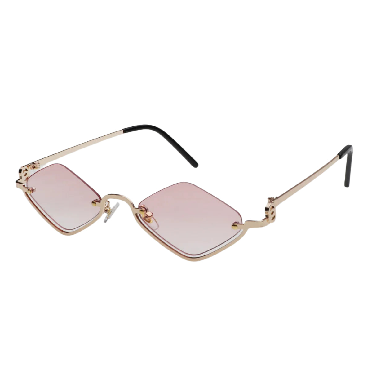 Vintage Vogue Eyewear sunglasses Dropshipman Gold Pink picture color