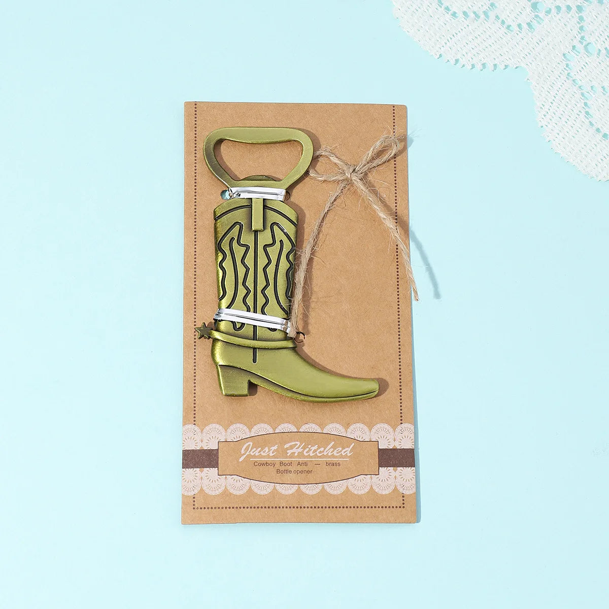20Pcs/lot Cowboy Boot Bottle Opener Wedding favors Dropshipman