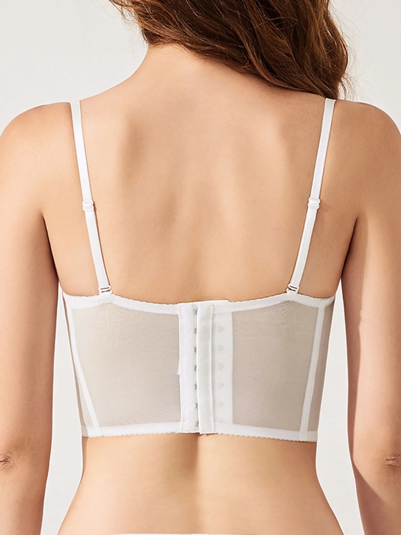 Floral Embroidery Strap Bra Top bras Dropshipman