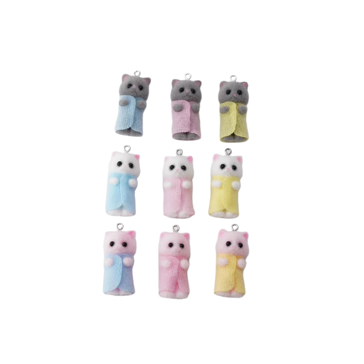 30pcs Whimsical Kitty Charms beads Dropshipman