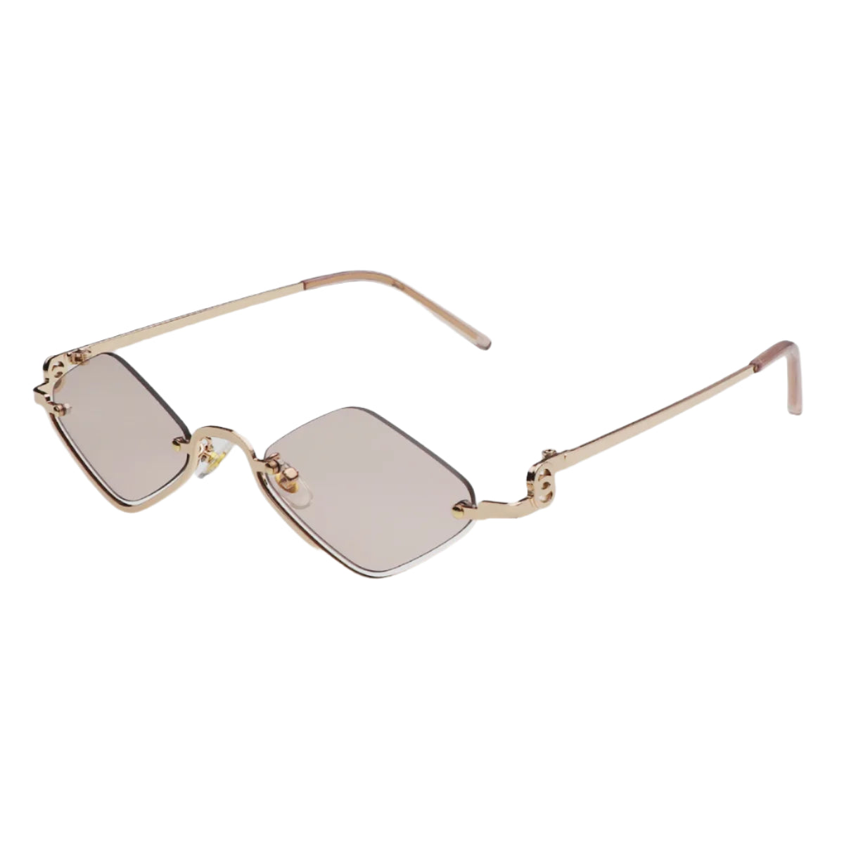 Vintage Vogue Eyewear sunglasses Dropshipman Clear Champagne picture color