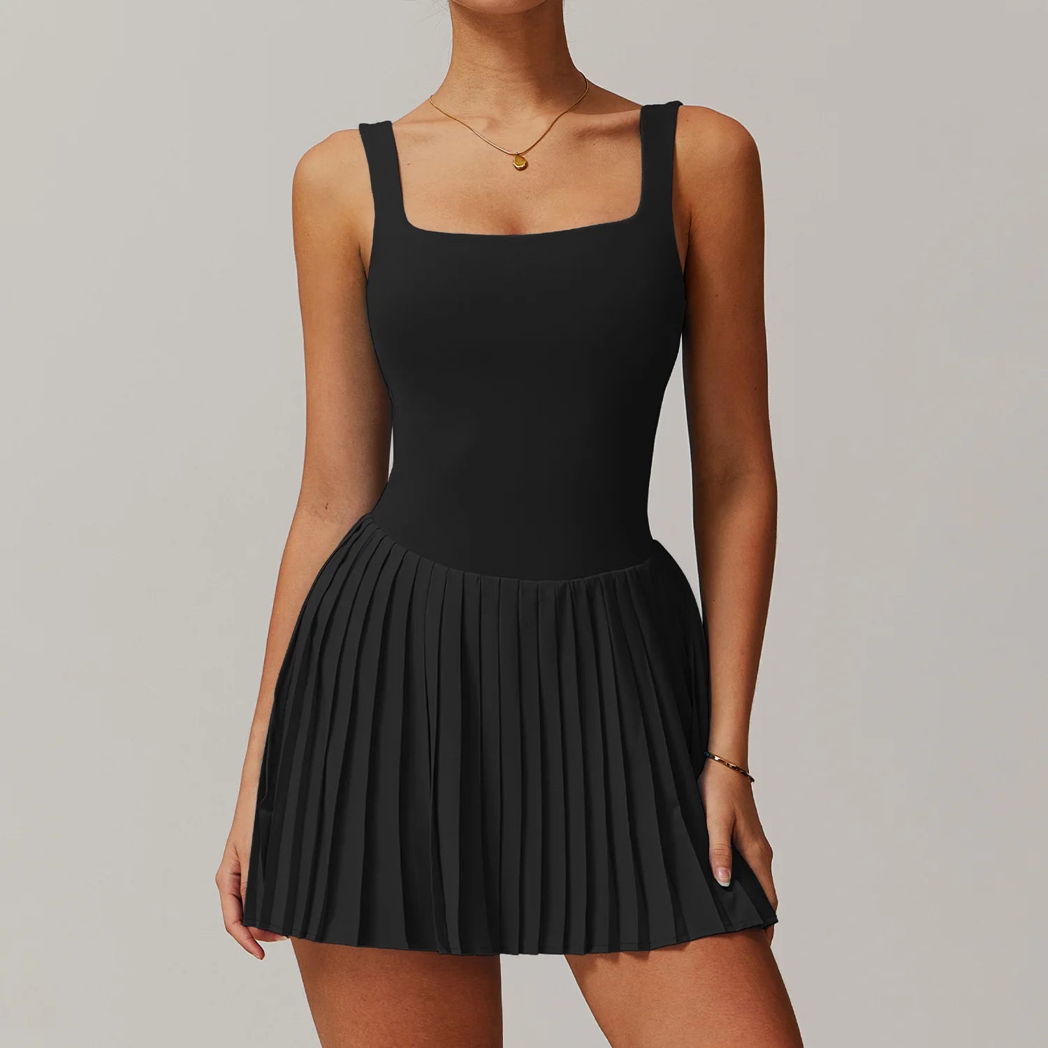 The Margaux Match Dress tennis dress Dropshipman Black S