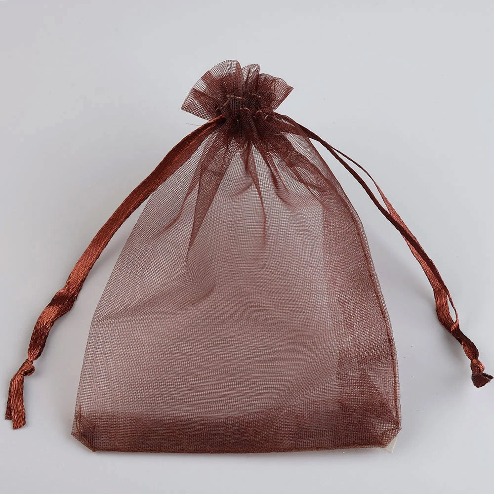 50pcs/100pcs 10x15cm 13x18cm Colorful Organza Jewelry Bags  Shopella   