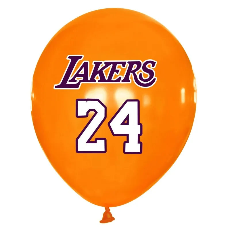 10Psc/Set 12Inch Basketball Theme Latex Balloons  Shopella orange lakers24 12INCH 