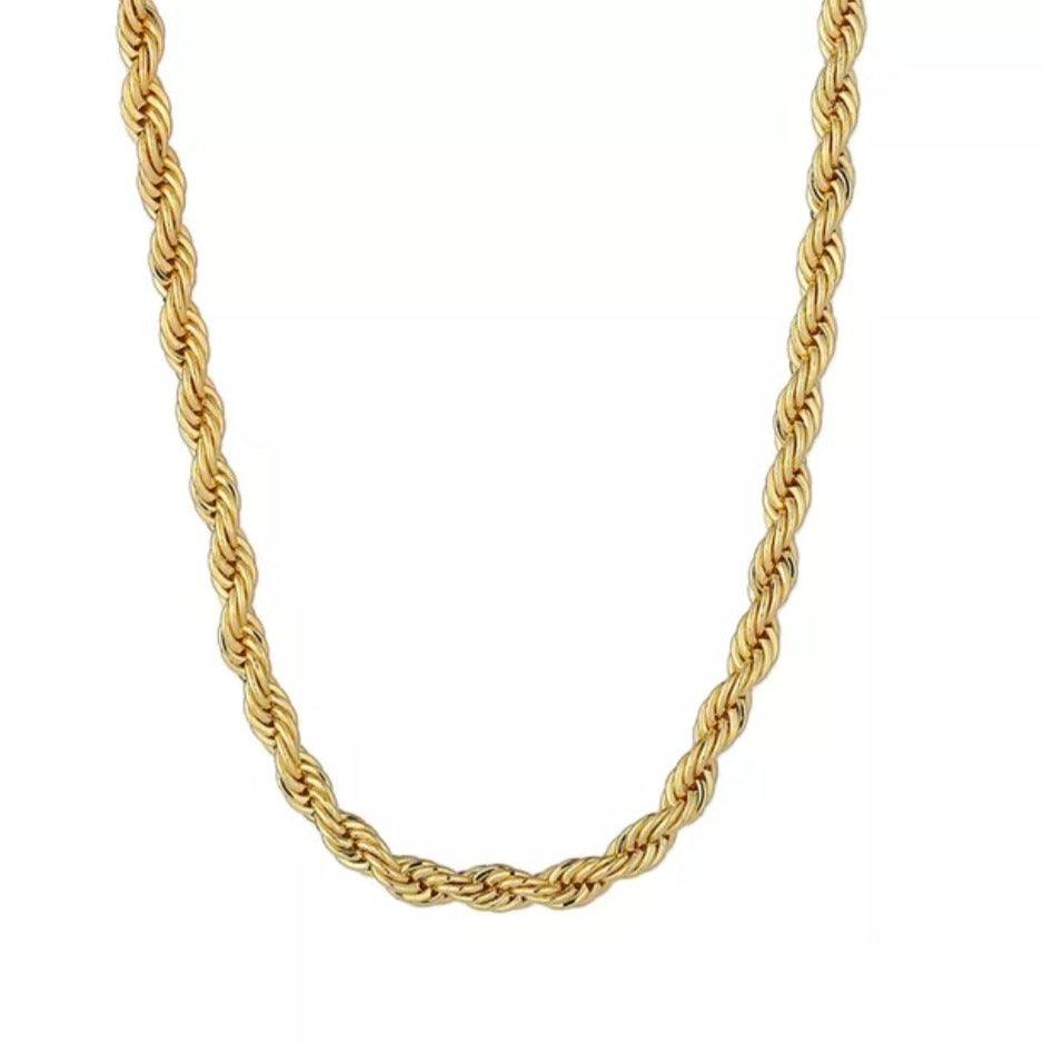 Clementine Minimalist Twist Necklace necklace Shopella gold