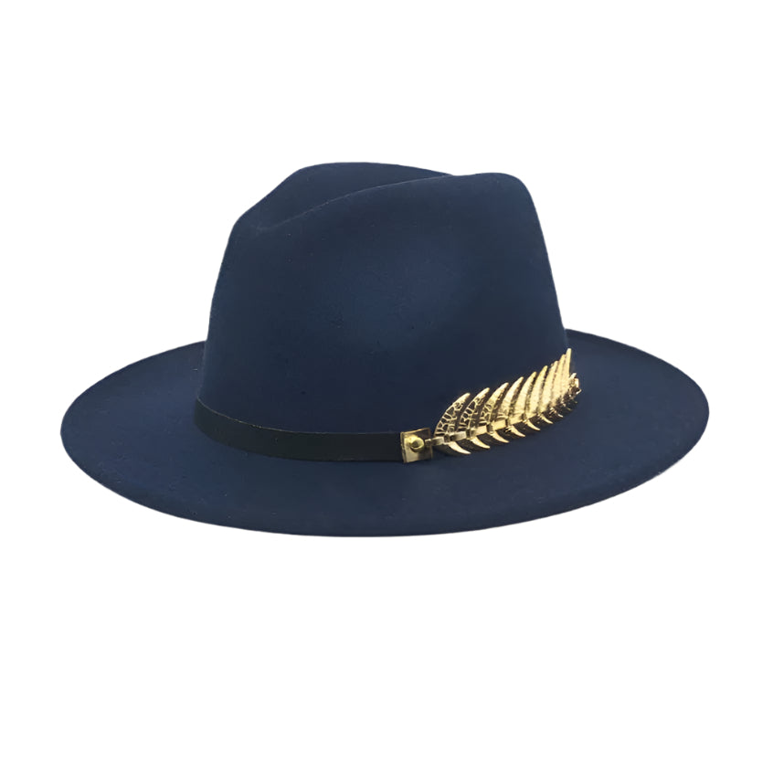 Navy Blue Fedora Hat hats Shopella