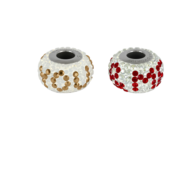 Swarovski Crystal YOU & ME silver Charms Shopella
