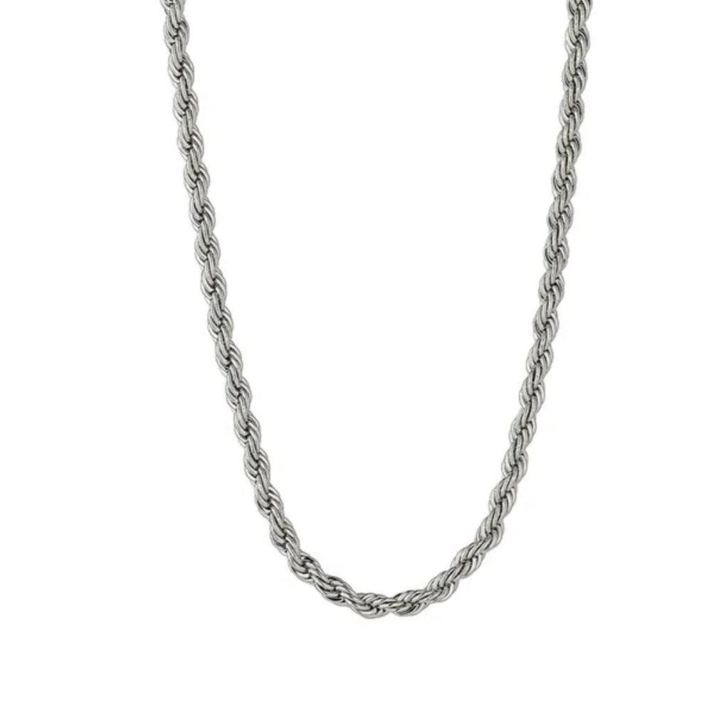 Clementine Minimalist Twist Necklace necklace Shopella silver