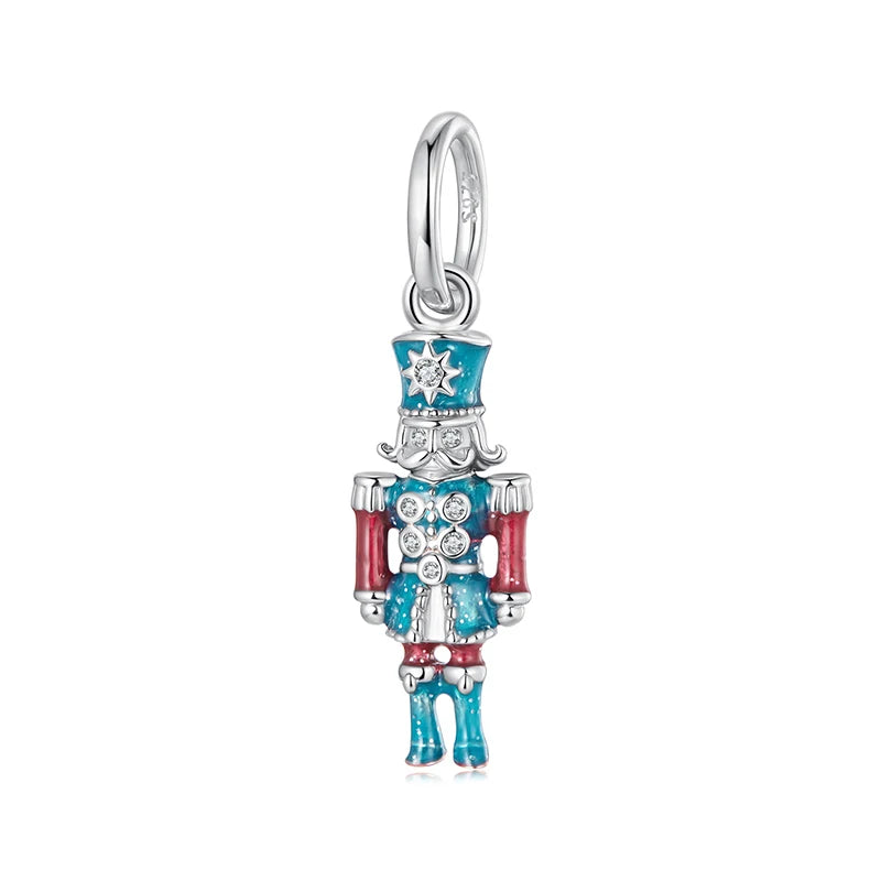 Enchanted Nutcracker – 925 Sterling Silver Charm silver Charms Dropshipman Nutcracker