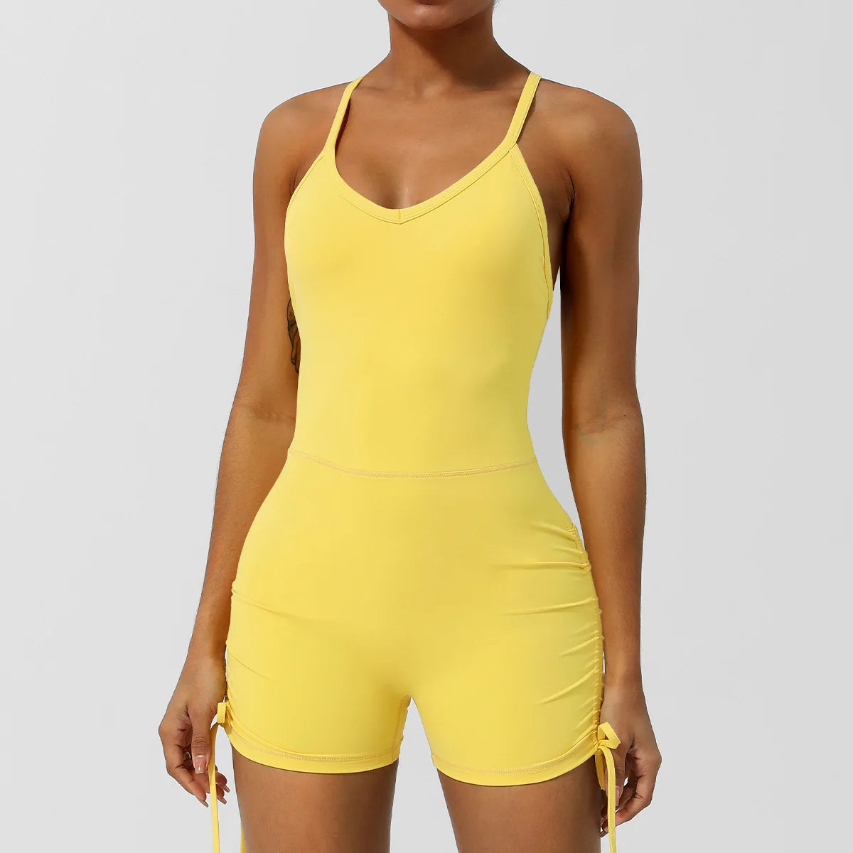 Ultimate Performance Fitness Yoga Jumpsuit yoga Dropshipman Yellow M