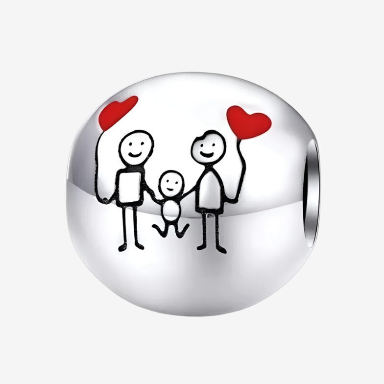 Family Love Charm silver Charms shopella