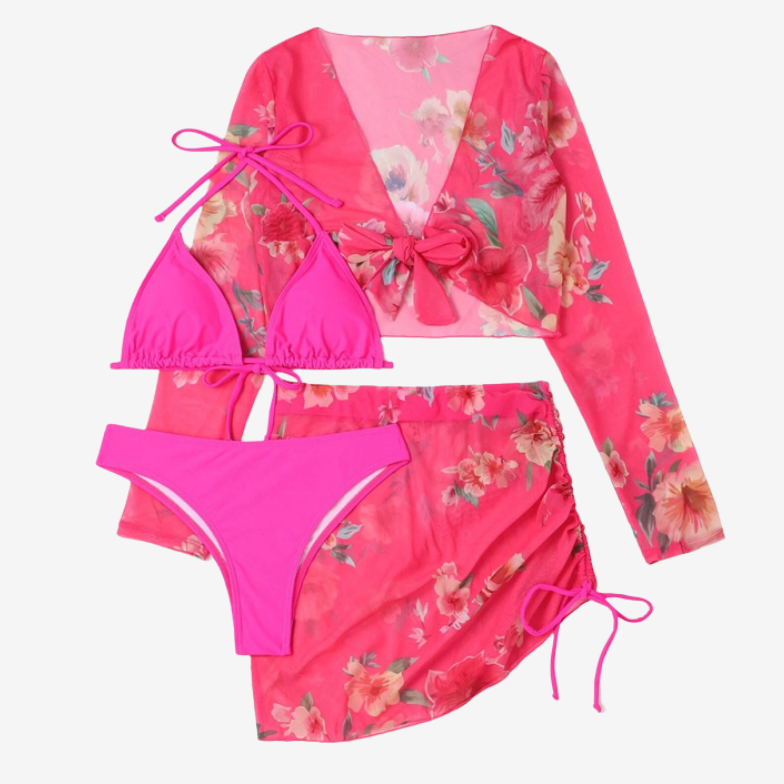 Blouse Bikini Set swimwear kakaclo