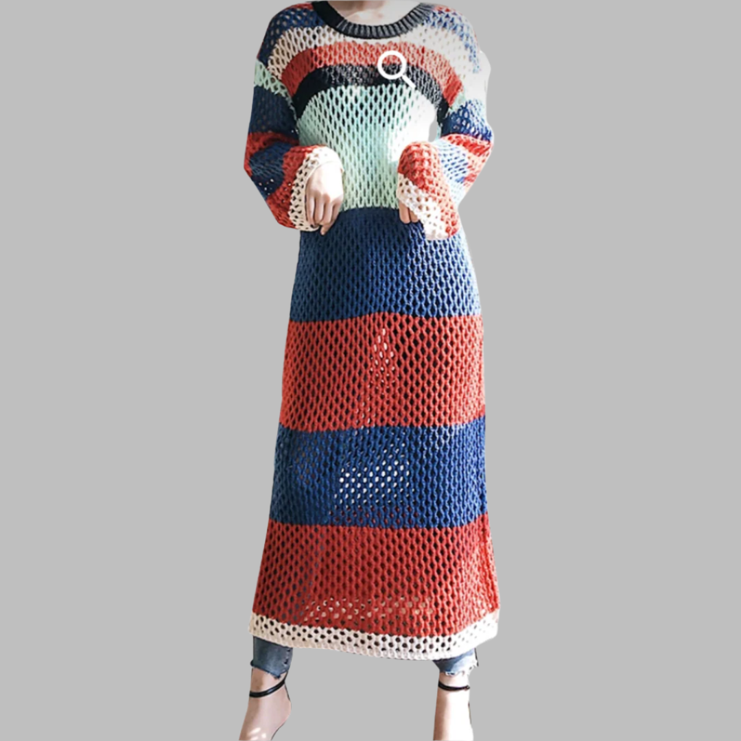 The L.A Rainbow Knit Dress dresses Shopella