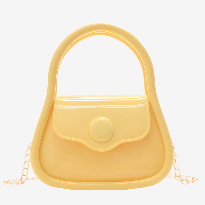 Small Cage Bag Portable Shoulder Crossbody BAGS Dropshipman Small Size & Yellow