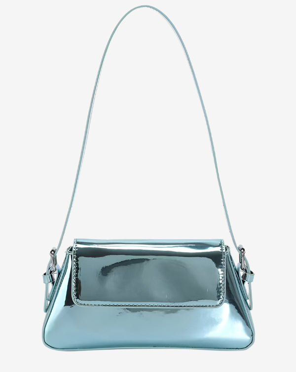 Patent Shoulder Bag bags kakaclo Green