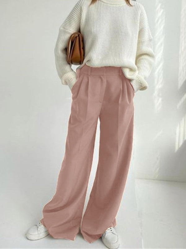 Everyday Elegance Suit Pants bottoms kakaclo Khaki S