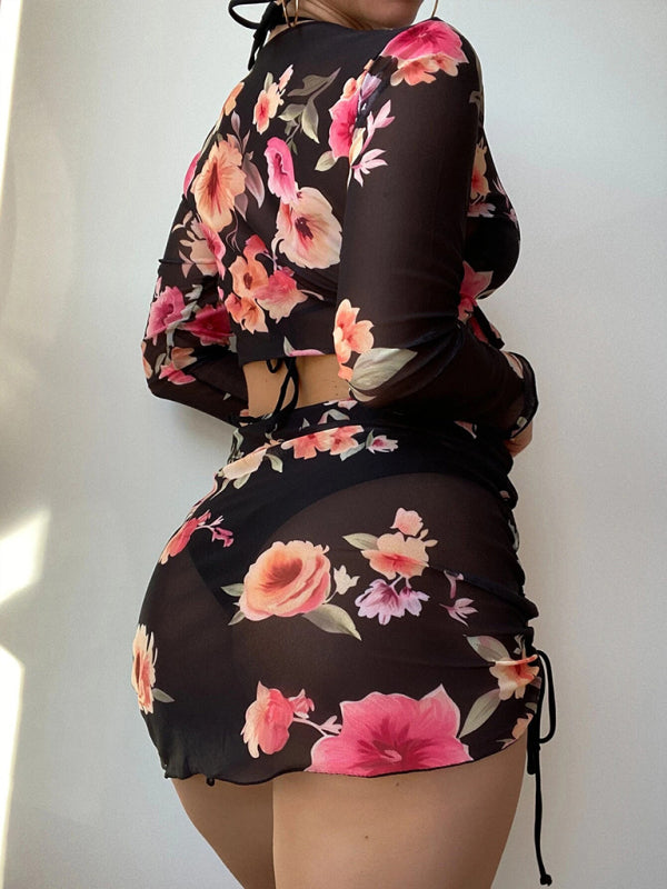 Blouse Bikini Set swimwear kakaclo