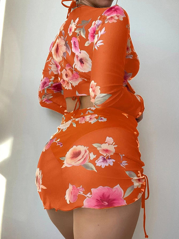 Blouse Bikini Set swimwear kakaclo