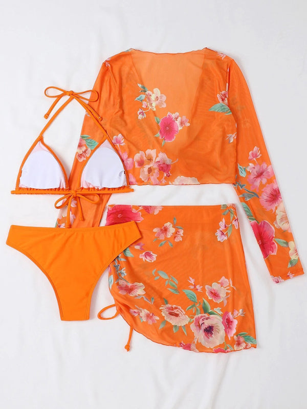 Blouse Bikini Set swimwear kakaclo