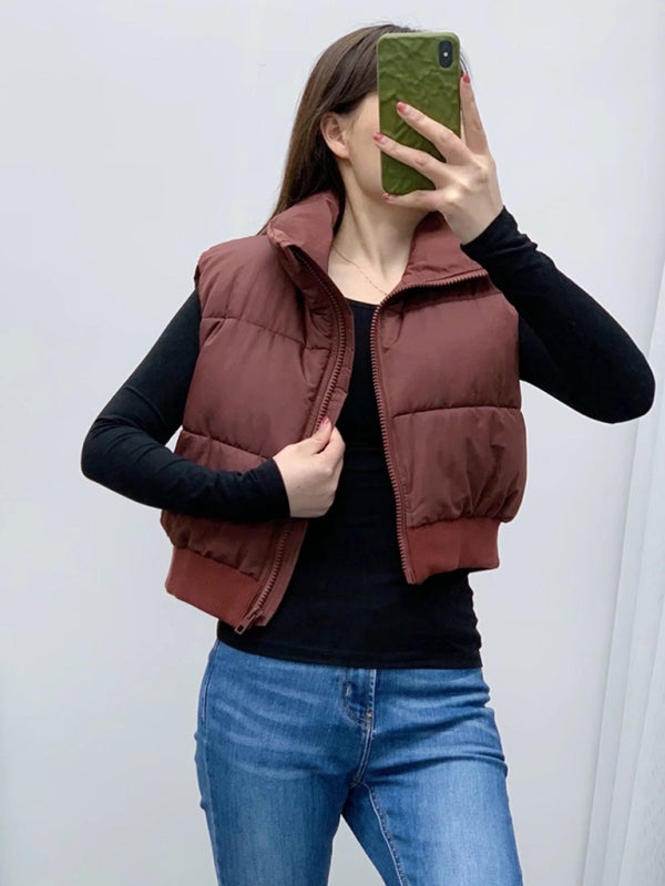 New women's street fashion urban casual cotton vest vest kakaclo