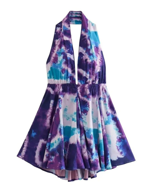 The Malibu Halter all-in-one kakaclo Purple XS