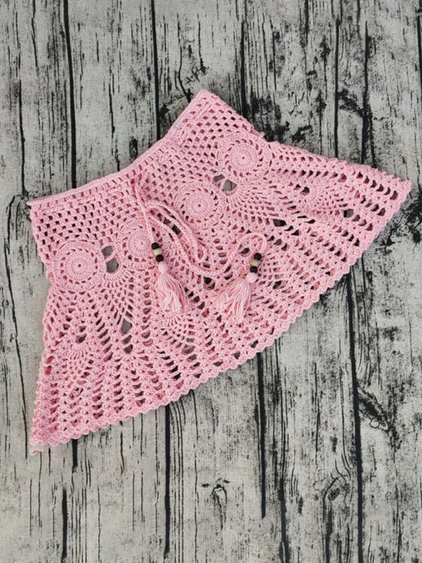 The Crochet Beach Skirt beachwear kakaclo