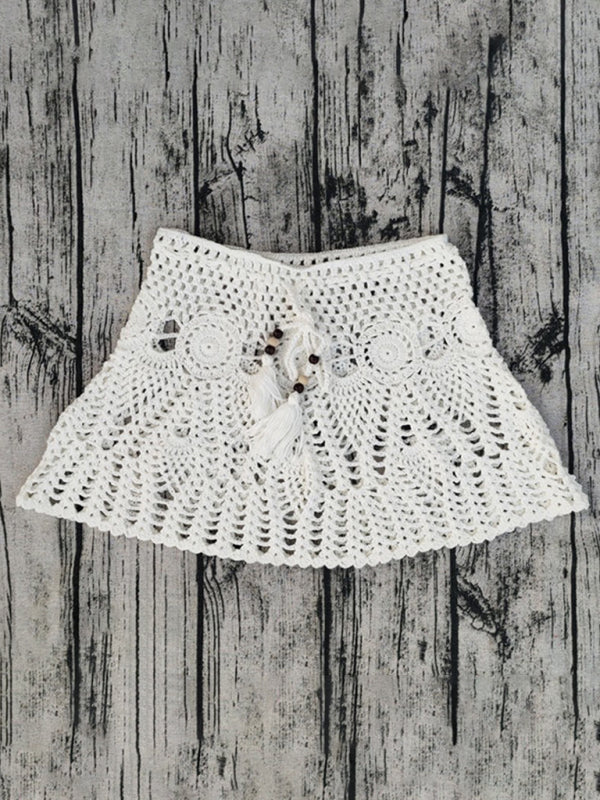 The Crochet Beach Skirt beachwear kakaclo