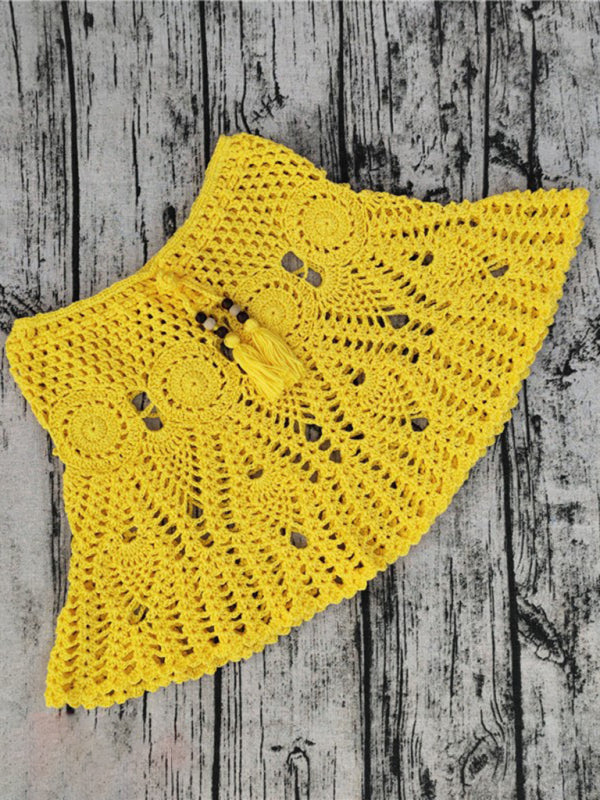The Crochet Beach Skirt beachwear kakaclo