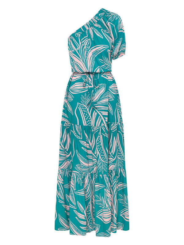 Emma Stone Off Shoulder Dress dresses kakaclo Green S