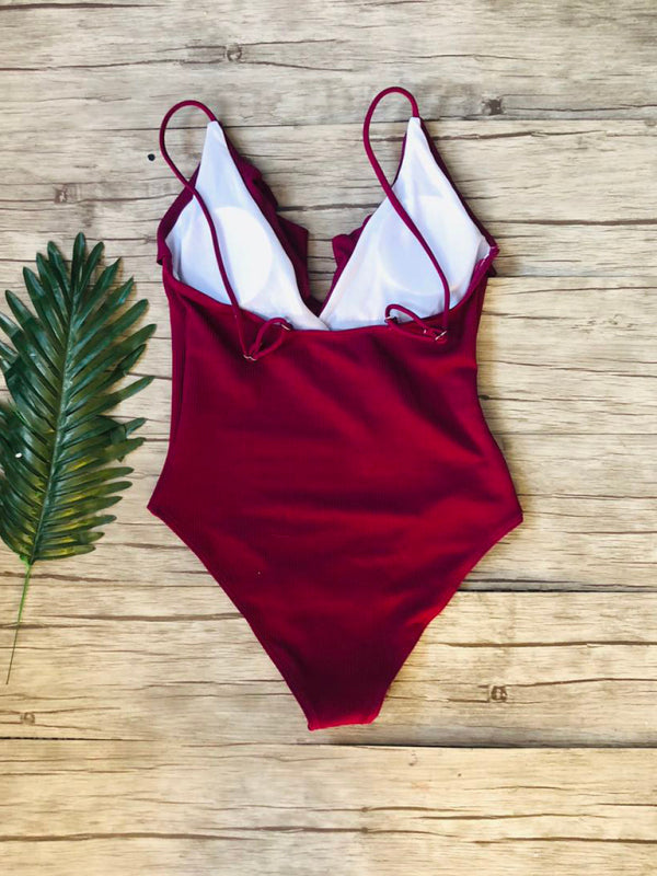 Libety Ruffled One-Piece swimwear kakaclo