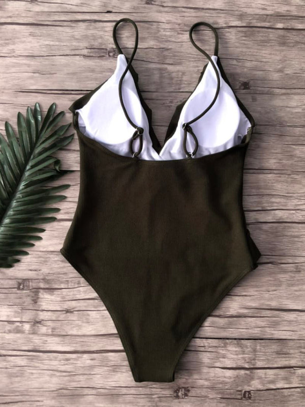 Libety Ruffled One-Piece swimwear kakaclo