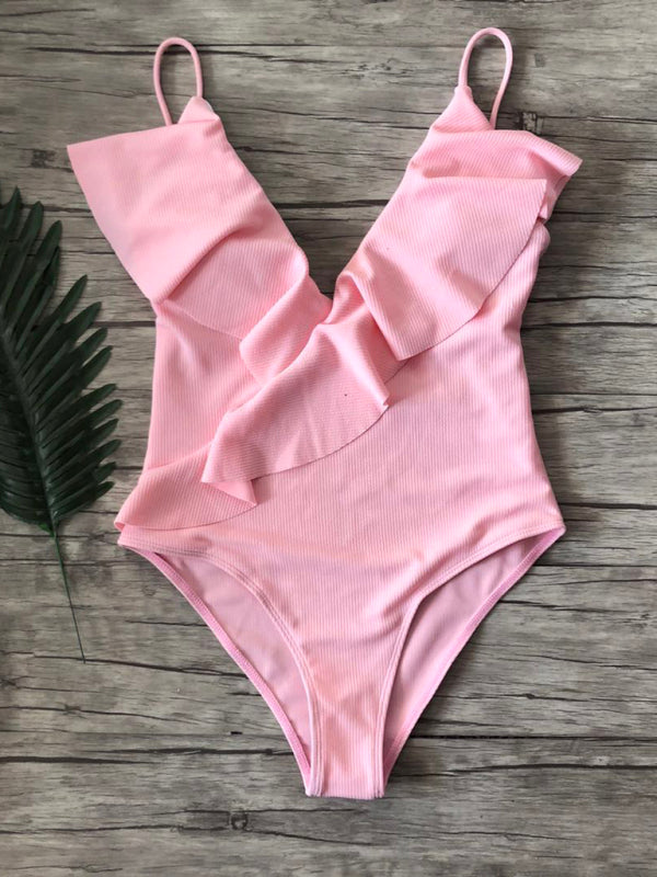 Libety Ruffled One-Piece swimwear kakaclo