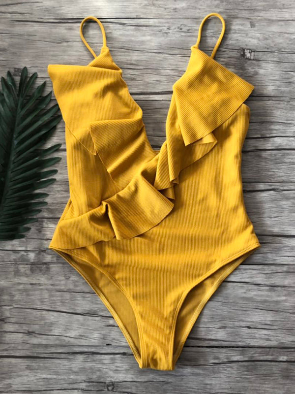 Libety Ruffled One-Piece swimwear kakaclo