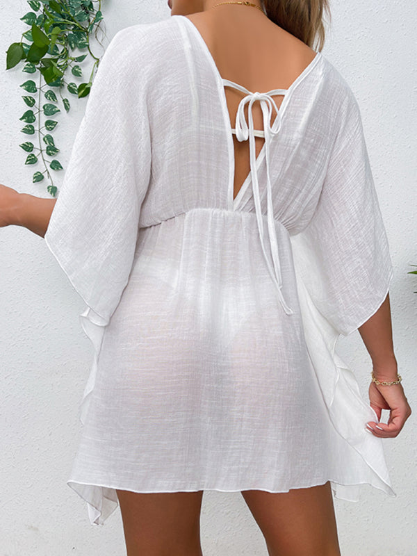 The Abigail Beach Tie Dress cover-ups kakaclo