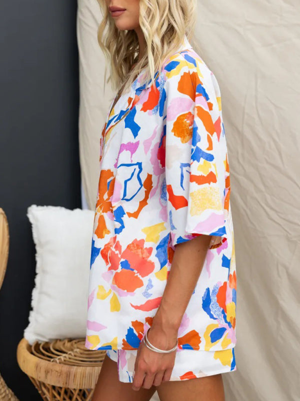 Vivid Voyage Shorts Set two-piece sets kakaclo