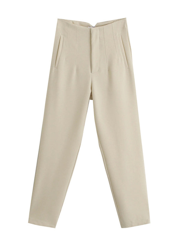 Skyline Slim High-Waist Pants pants kakaclo