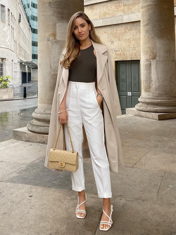 Skyline Slim High-Waist Pants pants kakaclo