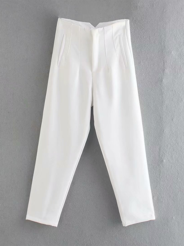 Skyline Slim High-Waist Pants pants kakaclo