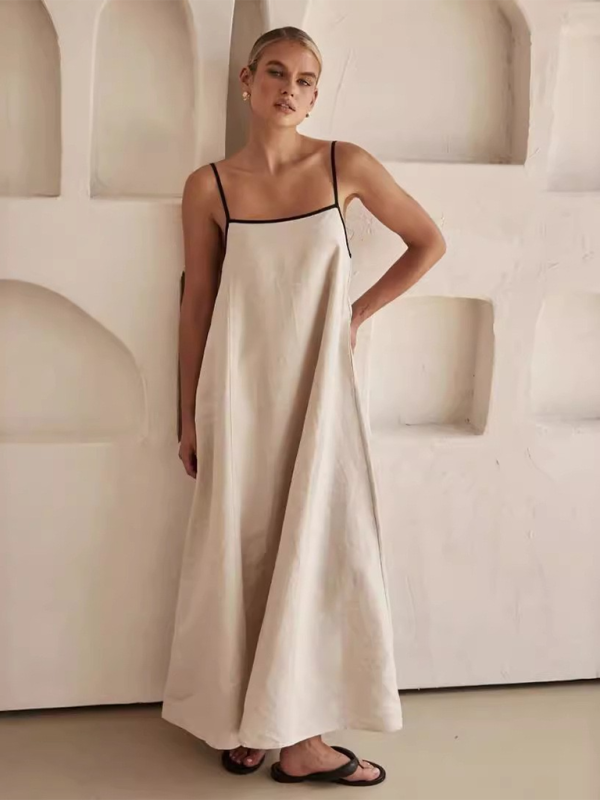 Milakawi Dress with Pockets dresses kakaclo cream S