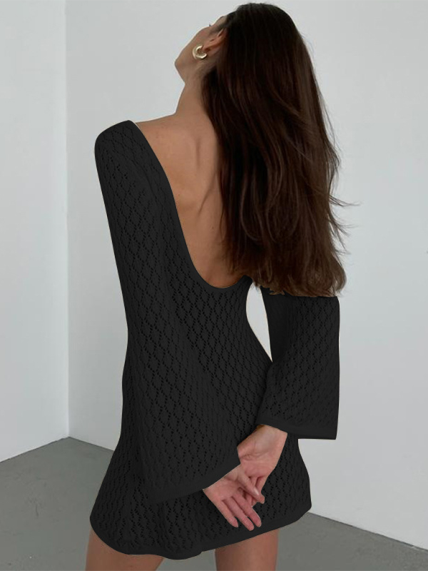 The Athena Crochet Beach Dress cover-ups kakaclo