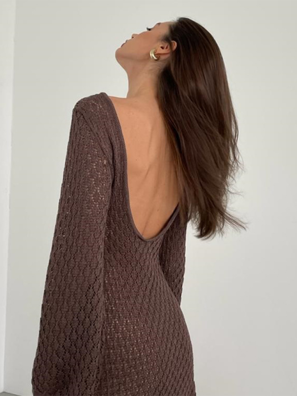 The Athena Crochet Beach Dress cover-ups kakaclo