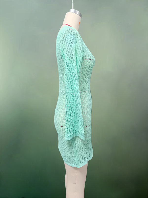 The Athena Crochet Beach Dress cover-ups kakaclo