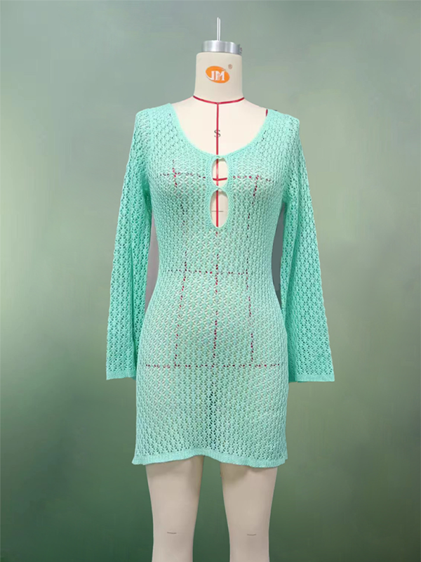 The Athena Crochet Beach Dress cover-ups kakaclo