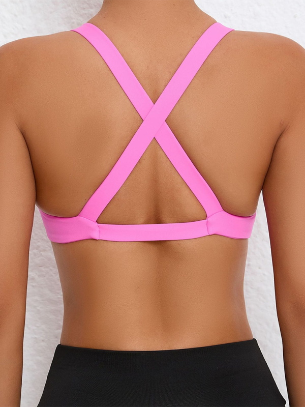 SwiftFlex Cross-Back Sports Bra Active Bras kakaclo