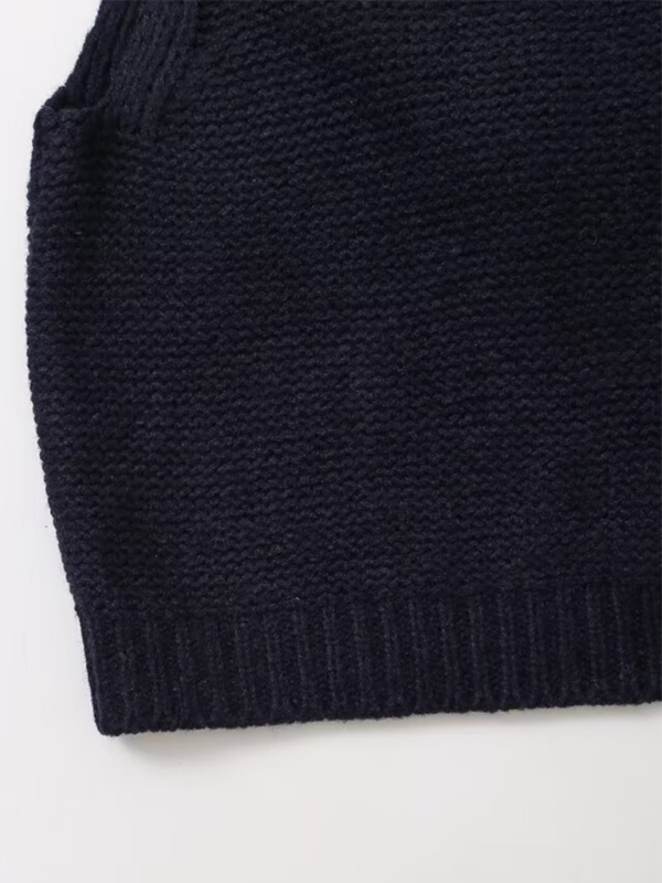 Knot Bow-Tie Knit Vest vests kakaclo