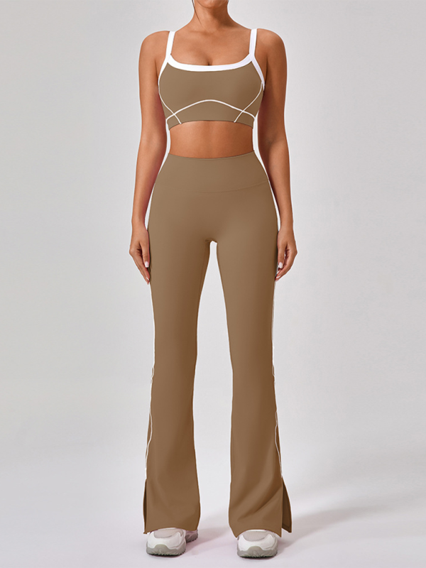 FlexFit Colorblock Yoga Set kakaclo Brown S