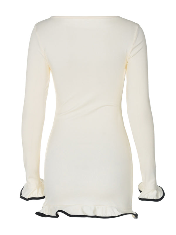 Pixie-Ann Ruffle Dress Dresses kakaclo