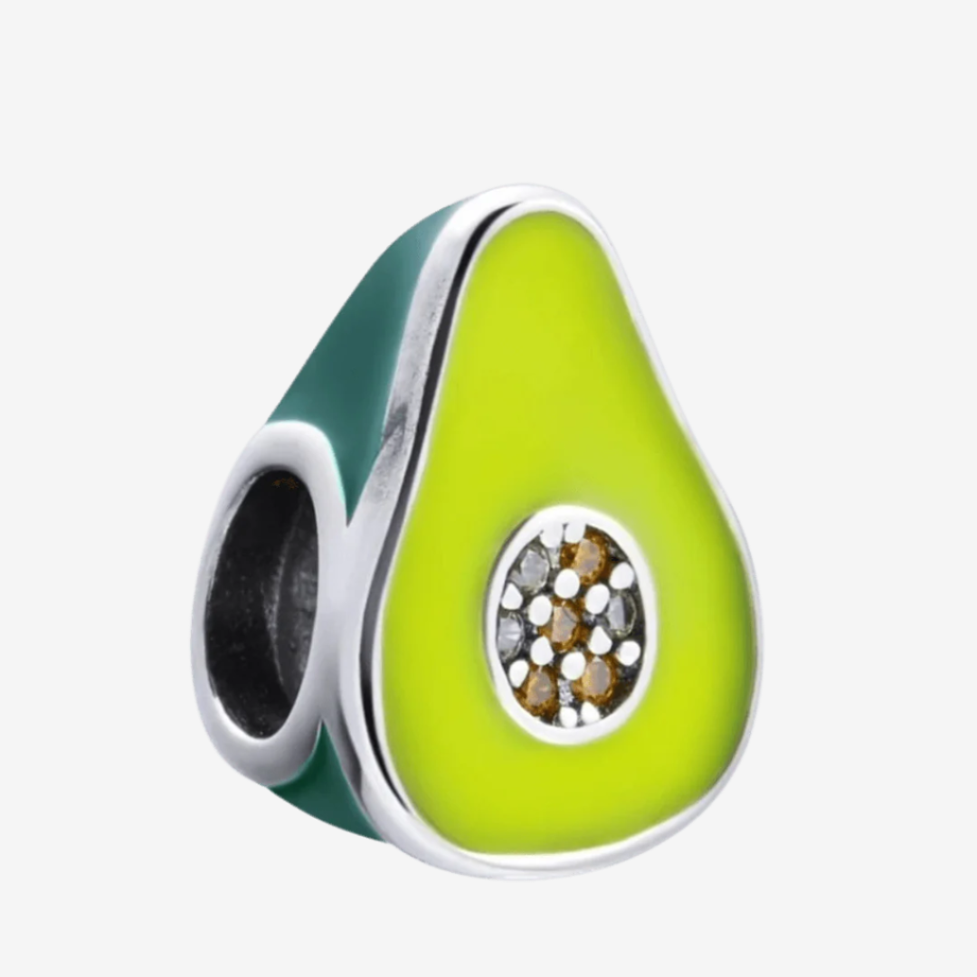 The Silver Avocado Charm silver Charms Shopella   